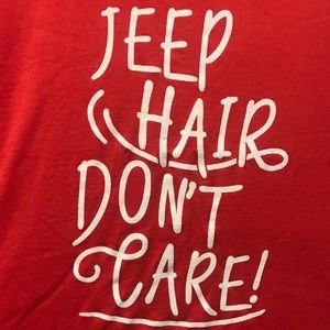 “Jeep hair don’t care” swing tank top